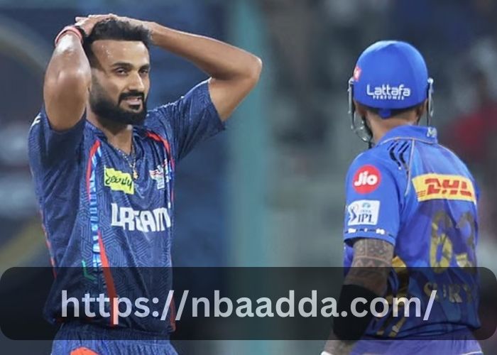 Lucknow Super Giants Vs Mumbai Indians Timeline